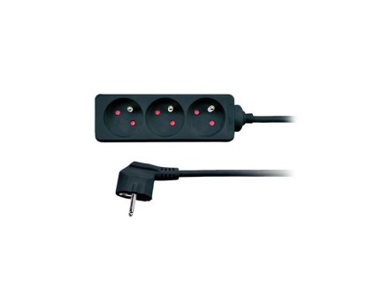 SOLIGHT Predlžovací kábel 3 zásuvky 3m SOLIGHT PP09