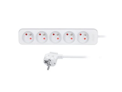 SOLIGHT Predlžovací kábel 5 zásuviek 3m SOLIGHT PP42