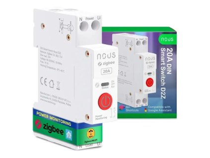 Nous NOUS D2Z, ZigBee DIN SMART Switch, prepínač