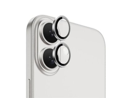 Ochranná fólia na objektív fotoaparátu pre iPhone 16/16 PLUS Silver