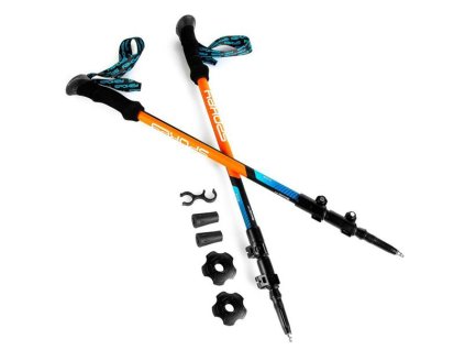 SPOKEY Hole trekingové SPOKEY ZION 1 pár s príslušenstvom modro-oranžové