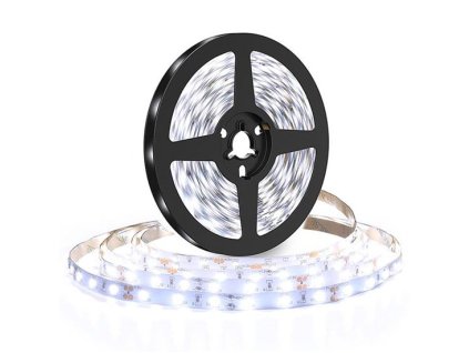 SOLIGHT LED pásik 12V 2835 120LED/m IP20 max. 10W/m biela studená (cievka 5m) SOLIGHT WM610