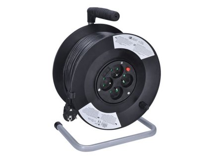 SOLIGHT Predlžovací kábel na bubne - 4 zásuvky 50m Solight PB02