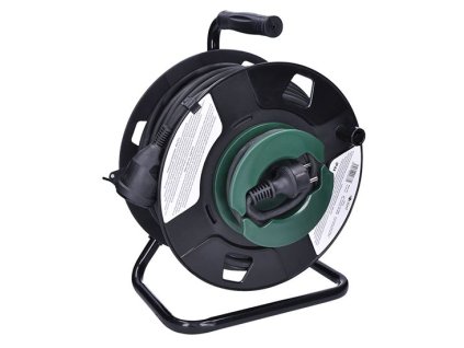 SOLIGHT Predlžovací kábel na bubne - 1 zásuvka 50m SOLIGHT PB31