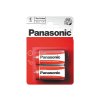 PANASONIC Baterie R14 (C) Red zinkouhlíková, PANASONIC 2BP