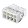 WAGO Svorka Wago, 2273-208, 0,5 - 2,5 mm2, 8pólová, transparentní/bílá
