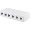 Wentronic WENTRONIC Patch panel 6port, Keystone na stenu