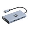 Hawk HAWK HUB 11v1 USB-C / USB-A / HDMI/VGA/SD/TF/RJ45