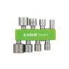 EXTOL Sada nástrčných klíčů do vrtačky 8 kusů - EXTOL CRAFT