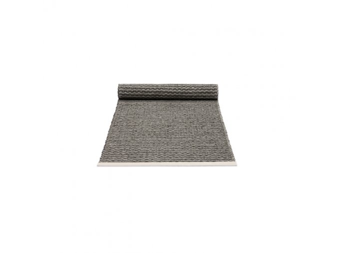 šedý stolní běhoun MONO Pappelina, z PVC bez ftalátů