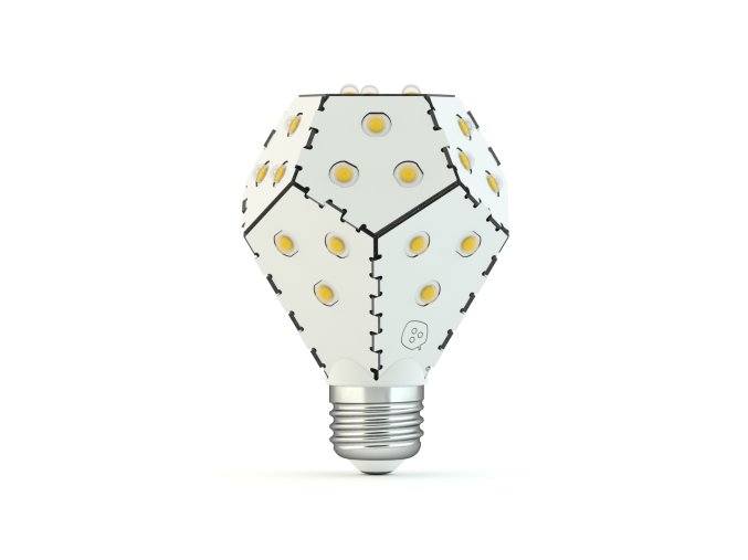 white upright grooved