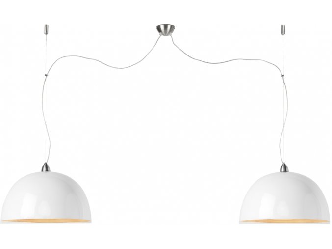 Lampa Halong bílá dvojmontáž
