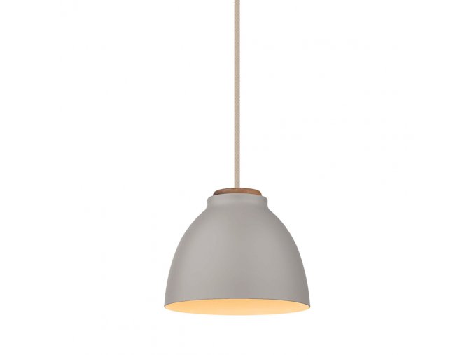 Stropní lampa Nivå šedá/přírodní