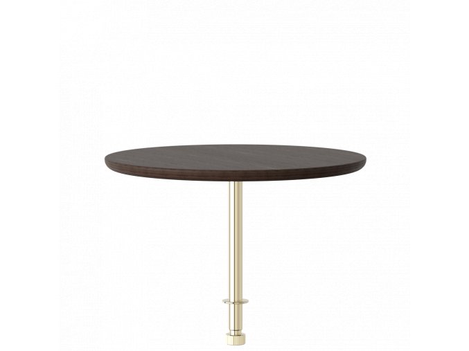 Kulatý stolek k pohovkám Lounge Around - tmavý dub