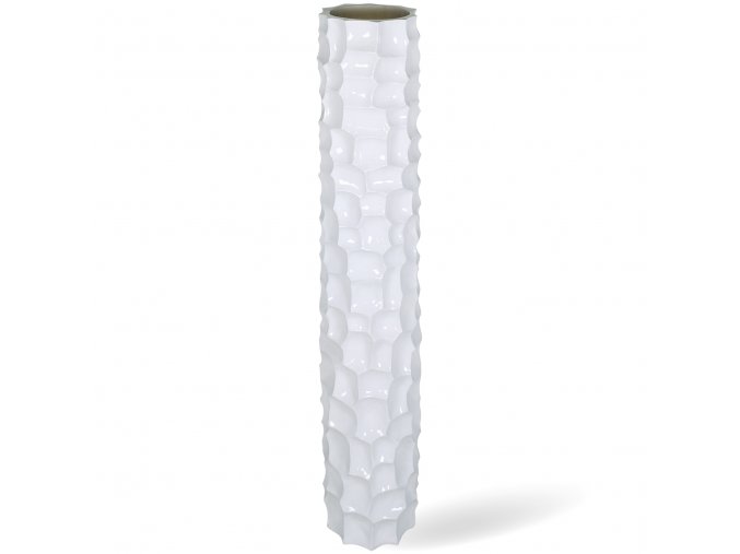 Mosaic Column květinový obal Glossy White