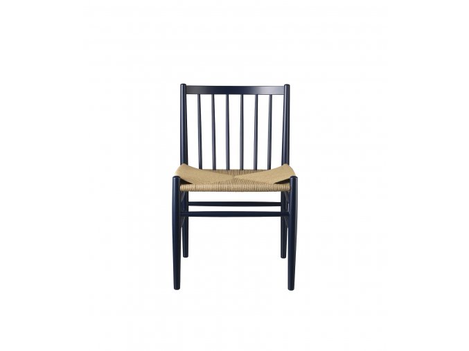 modrá židle z bukového masivu