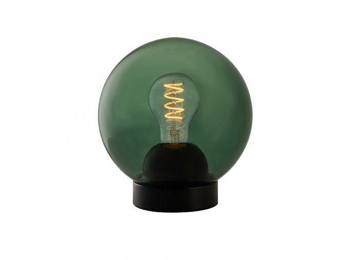 Stolní skleněná lampa Bubbles - zelená