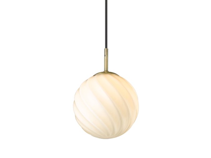 Závěsné svítidlo Twist Ball 15cm - opálová