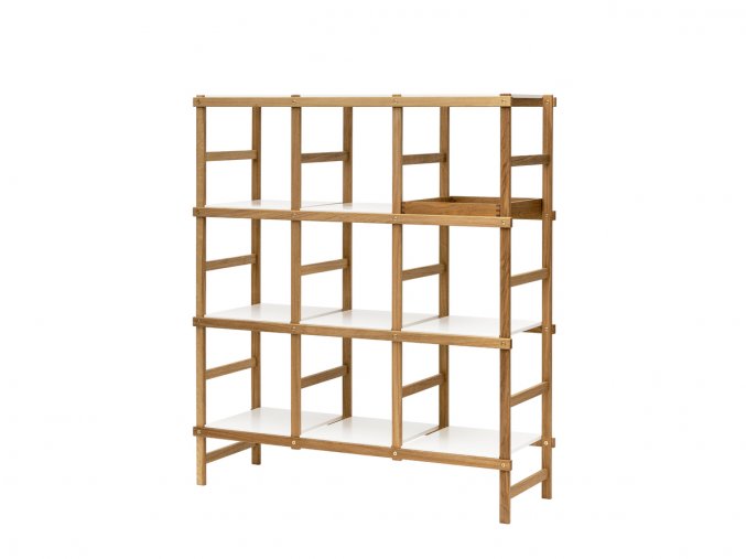 Úložný policový systém Frame - otevřená konzole, regál, Design House Stockholm