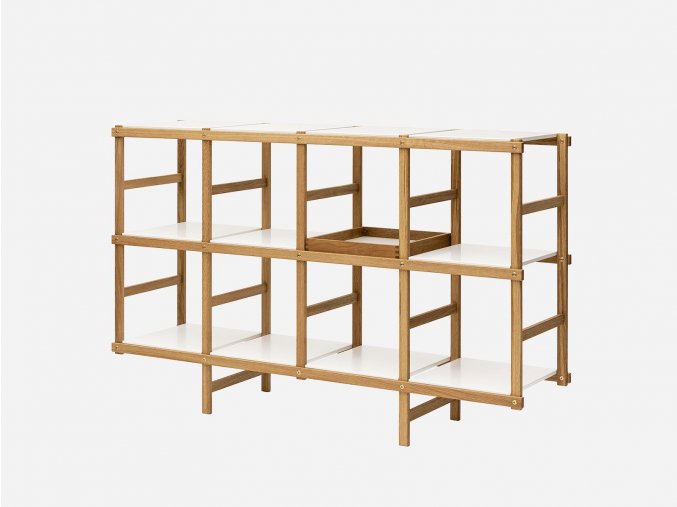 Úložný policový systém Frame - otevřená konzole, regál, Design House Stockholm