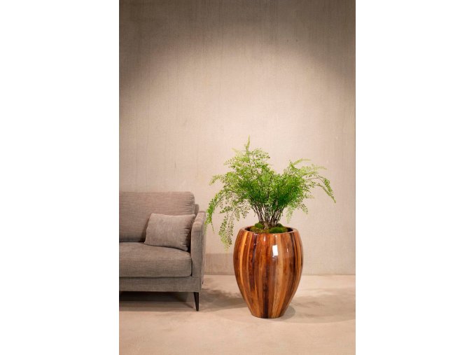 Natura Banana podlahová váza, Ø 49/56 cm, výška 60/93 cm, banánová kůra