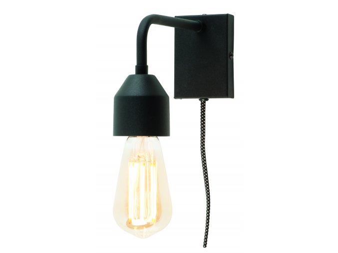 Nástěnná lampa Madrid černá