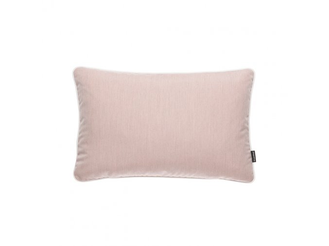 Růžový odolný jednobarevný polštář Pappelina Sunny, vnitřní a venkovní použití, obdelník