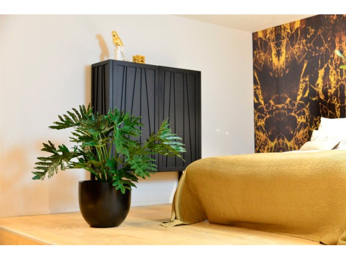 černá, květináč, Argento New Egg, Luca Lifestyle