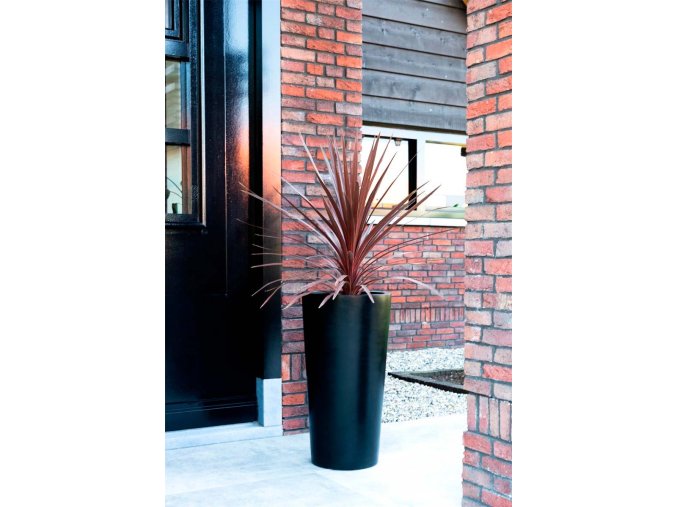 černá, květináč, Argento Vase Black, Luca Lifestyle