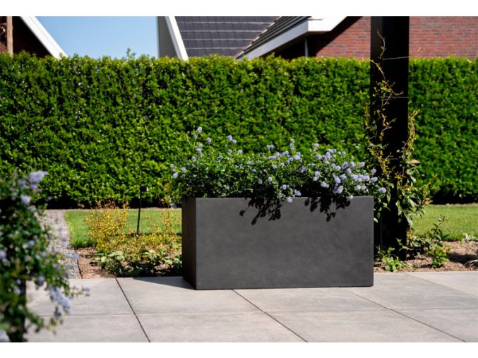 černá, květináč Grigio, truhlík, Anthracite, Luca Lifestyle