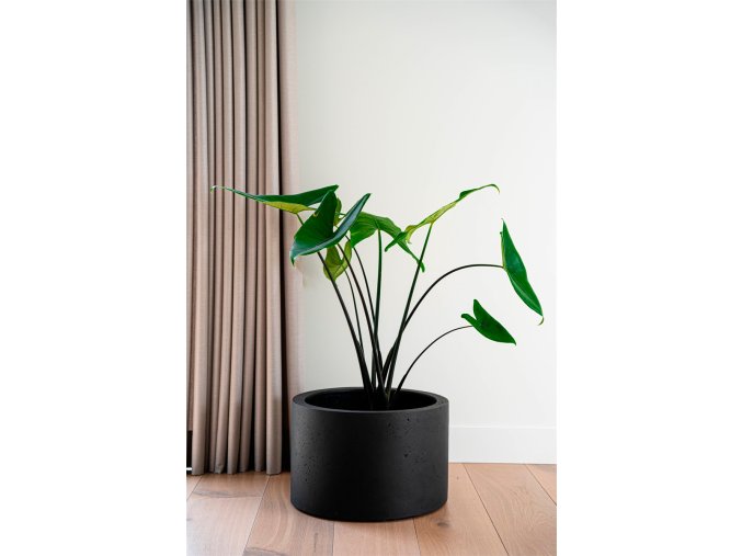 černá, květináč Grigio, válec, Anthracite, Luca Lifestyle