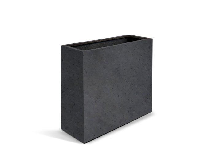 černá, květináč Grigio, kolečka, rozdělovač prostoru, Anthracite, Luca Lifestyle