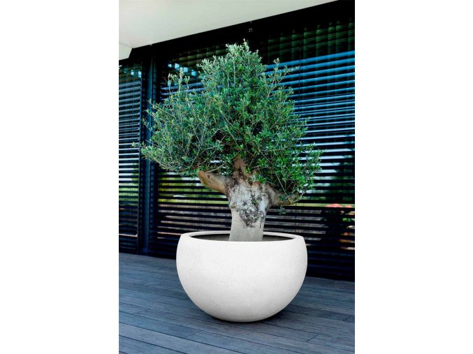 bílá, květináč Grigio, Elena, mísa, Antique White, Luca Lifestyle