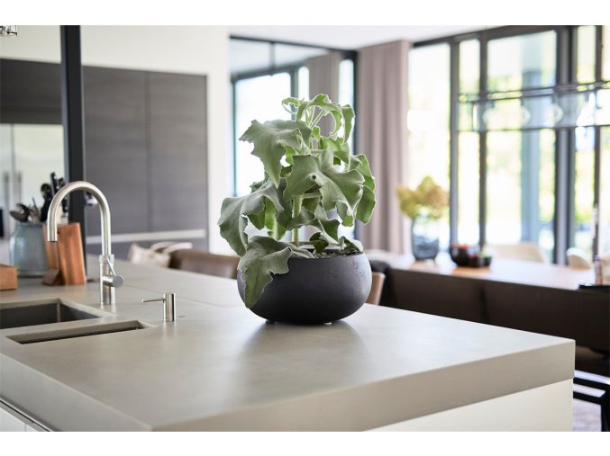 černá, květináč Grigio, mísa, Low Balloon, Anthracite, Luca Lifestyle