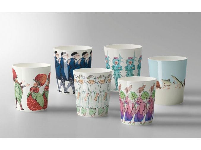 hrnek, Elsa Beskow, dětské motivy, pohádkové postavičky, Design House Stockholm