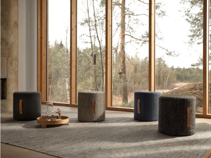 Šedý taburet, Design House Stockholm