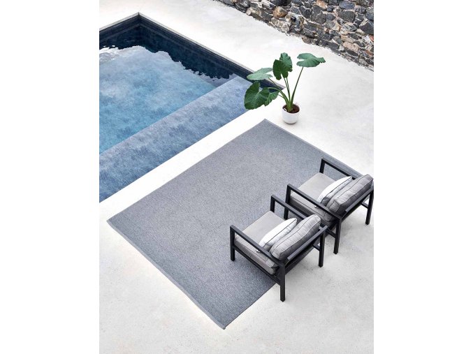 šedá, vinylový koberec SVEA, jednobarevný, Granit/Black Metallic