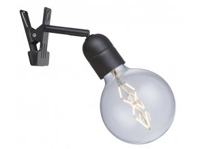 Lampa Elegance Clip-on černá