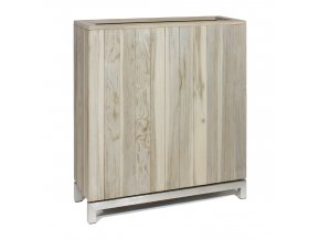 Kayu květináč úzký Grey Teak