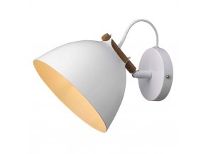 Nástěnná lampa Århus bílá/přírodní