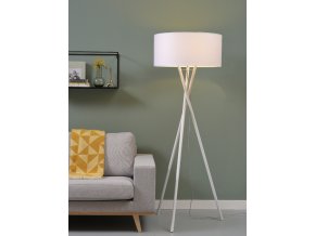 Stojací lampa Hampton bílá 6030