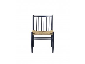 modrá židle z bukového masivu
