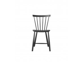 Židle z bukového masivu J46 tmavě šedý lak