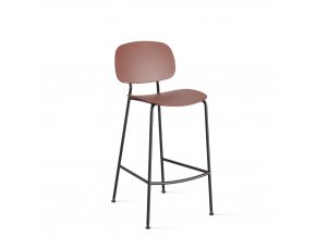 Tondina pop marsala black kitchen stool civetta