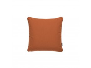 Oranžový odolný jednobarevný polštář Pappelina Sunny, vnitřní a venkovní použití, čtverec