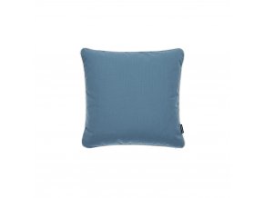 Modrý odolný jednobarevný polštář Pappelina Sunny, vnitřní a venkovní použití, čtverec