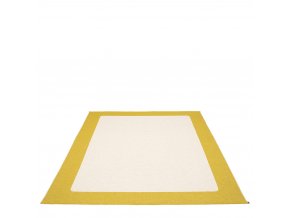 žlutý, vinylový koberec ILDA, obdelník, mustard