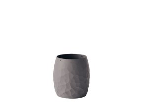 Organický 3D květináč, kompozit, šedý, Fleur Ami