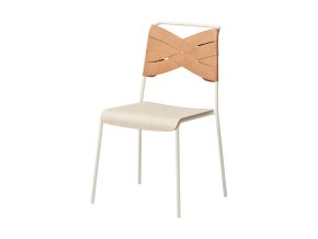 Torso, židle, kůže, elegantní, Design House Stockholm