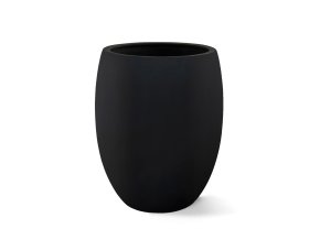černá, květináč, Argento Tall Balloon Matt Black, Luca Lifestyle